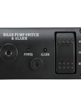 Bilge Pump Switch/alarm Panel Black 115 x 63 mm unisex - A.a.a. - FashionsVida