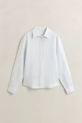 REG STRIPED LINEN LS SHIRT female