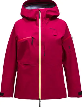 Skijacke aus GORE-TEX W Alpine Gore-Tex 3L Jacket Vertical Zenit für Damen Größe S Bordeaux - Peak Performance - FashionsVida