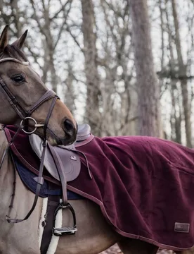 Ausreitdecke HEAVY FLEECE bordeaux M - Kentucky Horsewear - FashionsVida