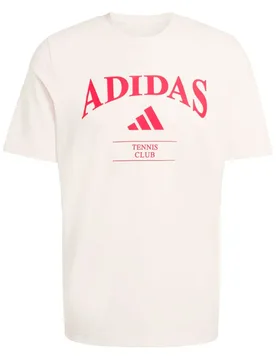 Heritage Graphic Short Sleeve T-shirt Chalk White / Power Red XS - Adidas - FashionsVida