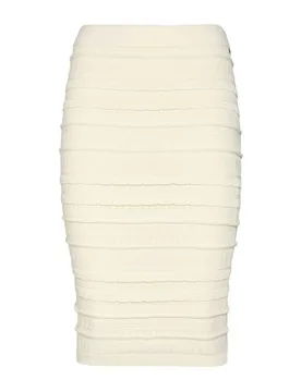 Midi-Rock Damen Elfenbein L Damen - Guess - FashionsVida