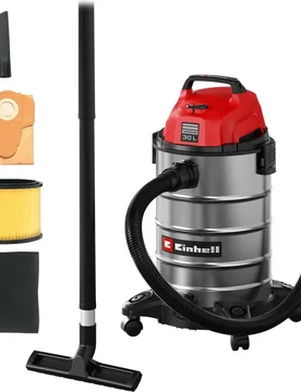 Aspirador seco-húmedo inox TC-VC 3055 S (bajo consumo) - Einhell - FashionsVida