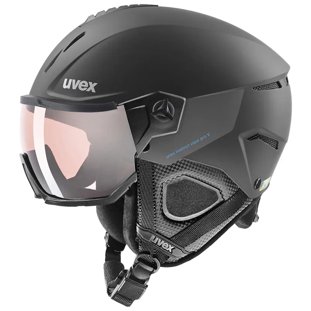 Casque Instinct Visor Pro Variomatic Black Matt 53-56 cm unisex - Uvex - FashionsVida