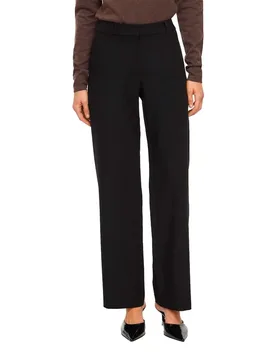 Pantaloni Emmi Straight Fit Black Beauty 40 - Vila - FashionsVida