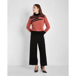 Jersey de mujer con cuello perkins