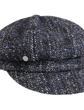 Davalé Newsboy Cap by - blue-mottled - Damen - Size: One Size - Lierys - FashionsVida