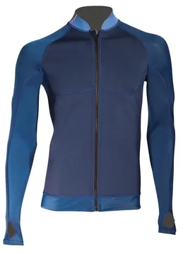 Rash Guard Manches Longues Zippé Atoll Limited Edition 2 Mm Blue S - Beuchat - FashionsVida