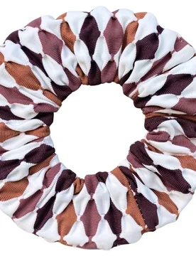 Coletero jacquard de rombos en tono , malva y marron - Bohodot - FashionsVida