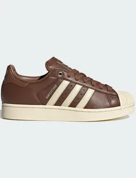 Scarpa SUPERSTAR II 43 1/3 Preloved Brown / Cream White / Silver Metallic - Adidas - FashionsVida