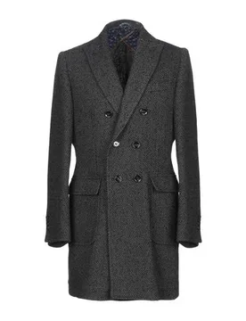 Mantel Herren Schwarz 50,52,54,56 Herren - HERMAN & SONS - FashionsVida