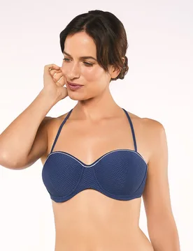 Sujetador de bikini doris bando aros base foam copa - Onades - FashionsVida
