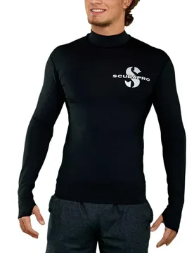 Rash Guard Manches Longues Upf 50 Swim Black M - Scubapro - FashionsVida