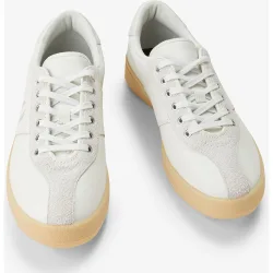 Zapatillas de hombre tennis shoe de piel y ante