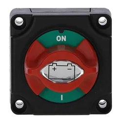 Single Pole Battery Switch Black / orange 300A unisex