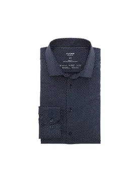 Chemise Body Fit bleu marine 42 - Olymp Level Five - FashionsVida