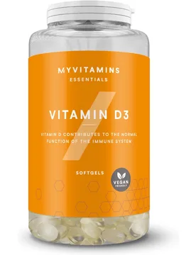 Vitamina D3 en Cápsulas - 60Cápsulas de gel - Myvitamins - FashionsVida