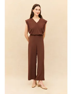 Pantalón de mujer de tiro alto y corte recto - Bimani - FashionsVida