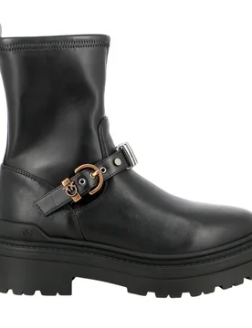 Stivali donna - mia 27 - ankle boot calf - nero - PINKO - FashionsVida