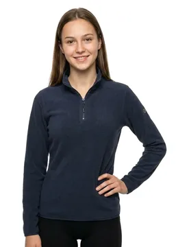 Pursuit Half Zip Fleece Navy L Women - Gill - FashionsVida