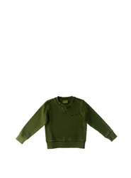 Felpa girocollo VERDE OLIVA 2A