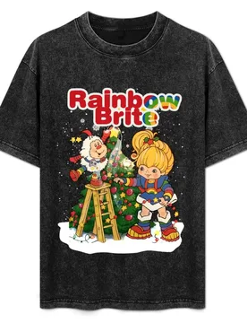 Funny merry Rainbow christmas gift for fans T-Shirt Plus Size Gym Sports T-Shirt - Aliexpress - FashionsVida