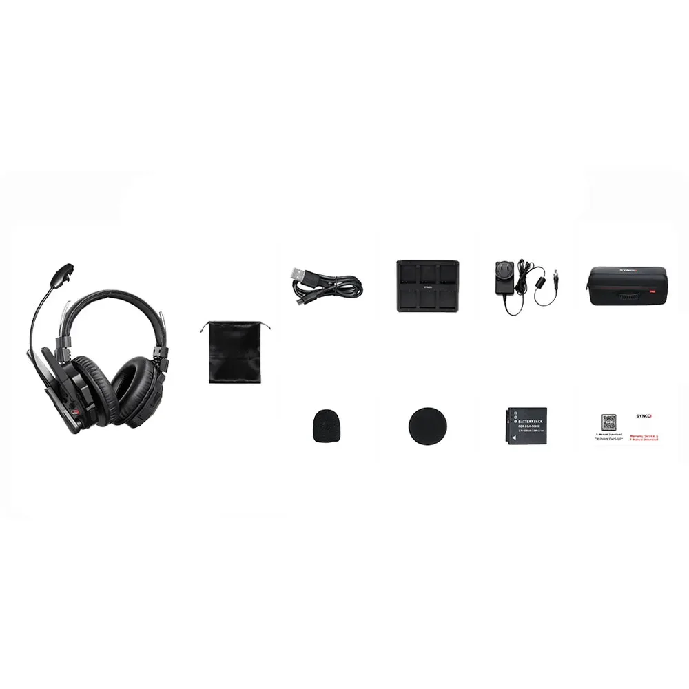 Xtalk Xmax 5 Intercom Black One Size unisex - Synco - FashionsVida