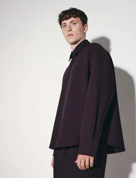 Oversized Boxy Overshirt Rot M - Seidensticker - FashionsVida