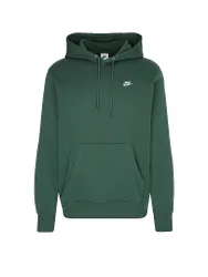 Felpa con cappuccio da uomo NK Club French Terry verde scuro XXL