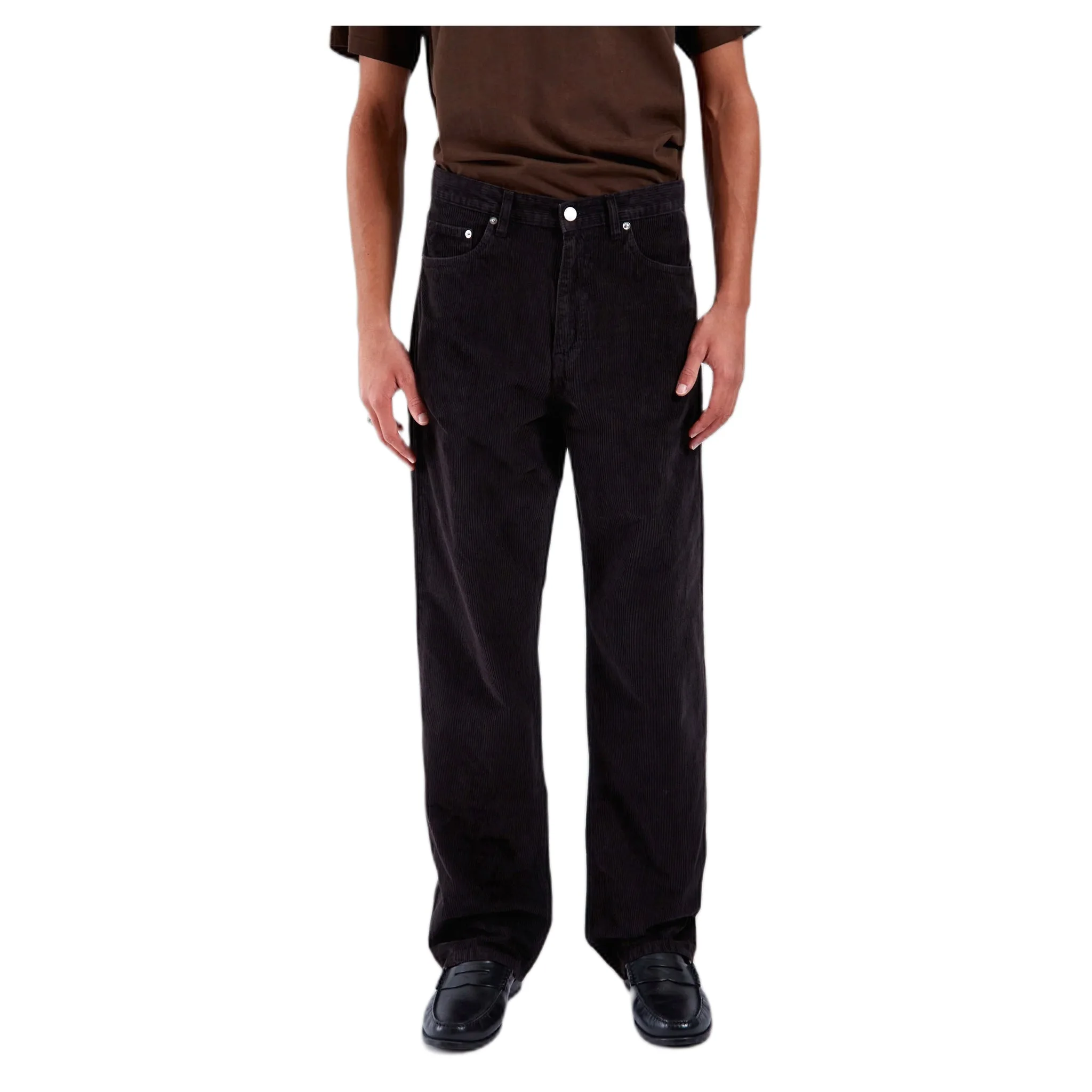 Pantaloni dr denim omar - black cord - DRDENIM - FashionsVida