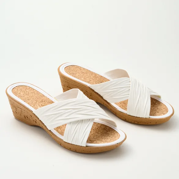 Pagen Pantolette "Sylvia" weiß - 3Pagen - FashionsVida
