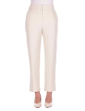 MM MAX MARA Pantaloni Panna - MM MAX MARA - FashionsVida