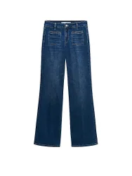 Jeans Flared Fit CARIE FRENCH dunkelblau 36 Damen