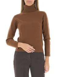 Maglione dolcevita MARRONE L