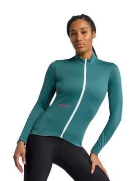 Maglia A Maniche Lunghe Classic Thermal Smoky Emerald - Sportful - FashionsVida