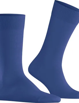 Calcetin liso plano algodón orgánico de hombre - Burlington - FashionsVida