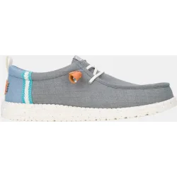 Zapato de cordones de hombre en lino