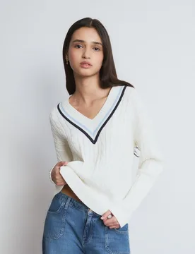 Jersey de mujer de trenzas - Brownie - FashionsVida