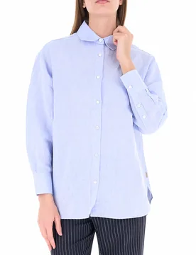 Camicia maniche lunghe AZZURRO CHIARO M - Woolrich - FashionsVida