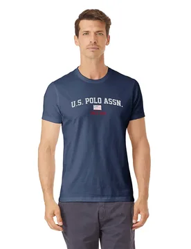 Maglietta A Maniche Corte Us115003 Marine L - U.s. polo assn. - FashionsVida