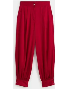 Pantalón de mujer bombacho textura - Simorra - FashionsVida