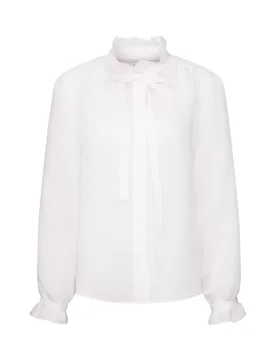 SCHLUPPENBLUSE MIT RÜSCHENDETA female - 40 - FashionsVida