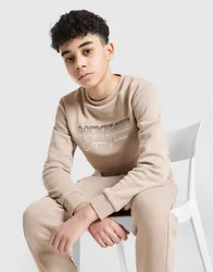 Harley Fleece Crew Sweatshirt Kinder, Cremefarben - unisex - Size: 10-12Y