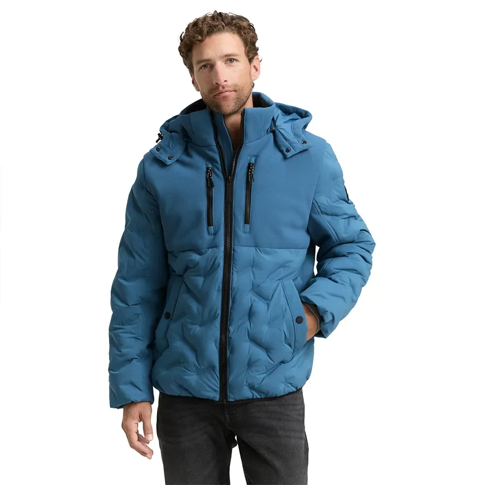 Giacca Imbottita 106977 Real Teal Blue S - Tom tailor - FashionsVida