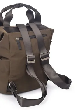 Mochila wide grande color khaki - Kcb - FashionsVida