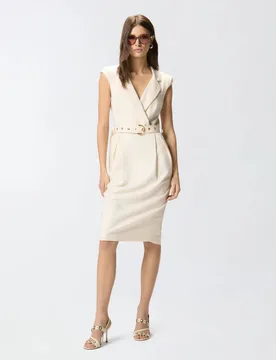 Pinko AMADINE ABITO FRISOTTINO SS26 - PINKO - FashionsVida
