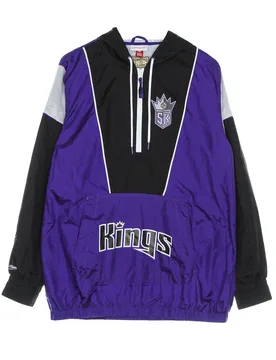 Giacca a Vento Infilabile Uomo Nba Highlight Reel Windbreaker Hardwood Classics Sackin Original Team Colors - Mitchell & Ness - FashionsVida