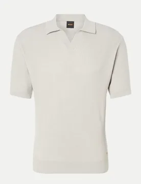 Orange Strickpolo Aravolo Beige XL - BOSS - FashionsVida