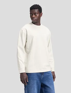 Workwear Relaxed Long Sve Boxy Heavy Tee Ecru Größe XXL male - Lee - FashionsVida
