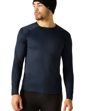 Ventura grid camiseta montaña manga larga hombre Marino (L) - Dare2b - FashionsVida